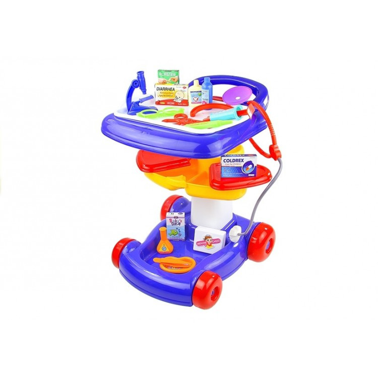 Sada detského lekárskeho vozíka